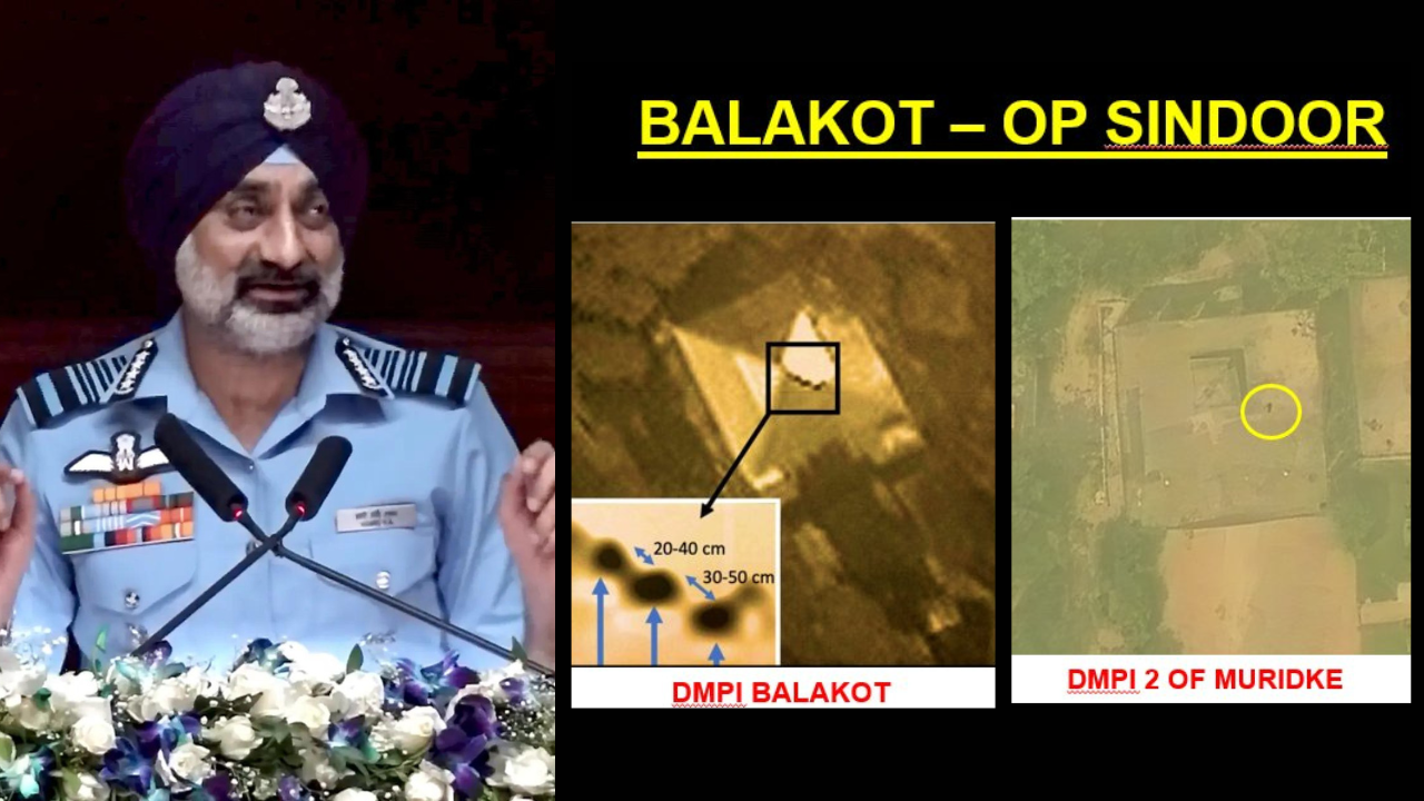 Haunted by ‘ghosts of Balakot’, IAF chief comes armed with proof on Op Sindoor – see news pics