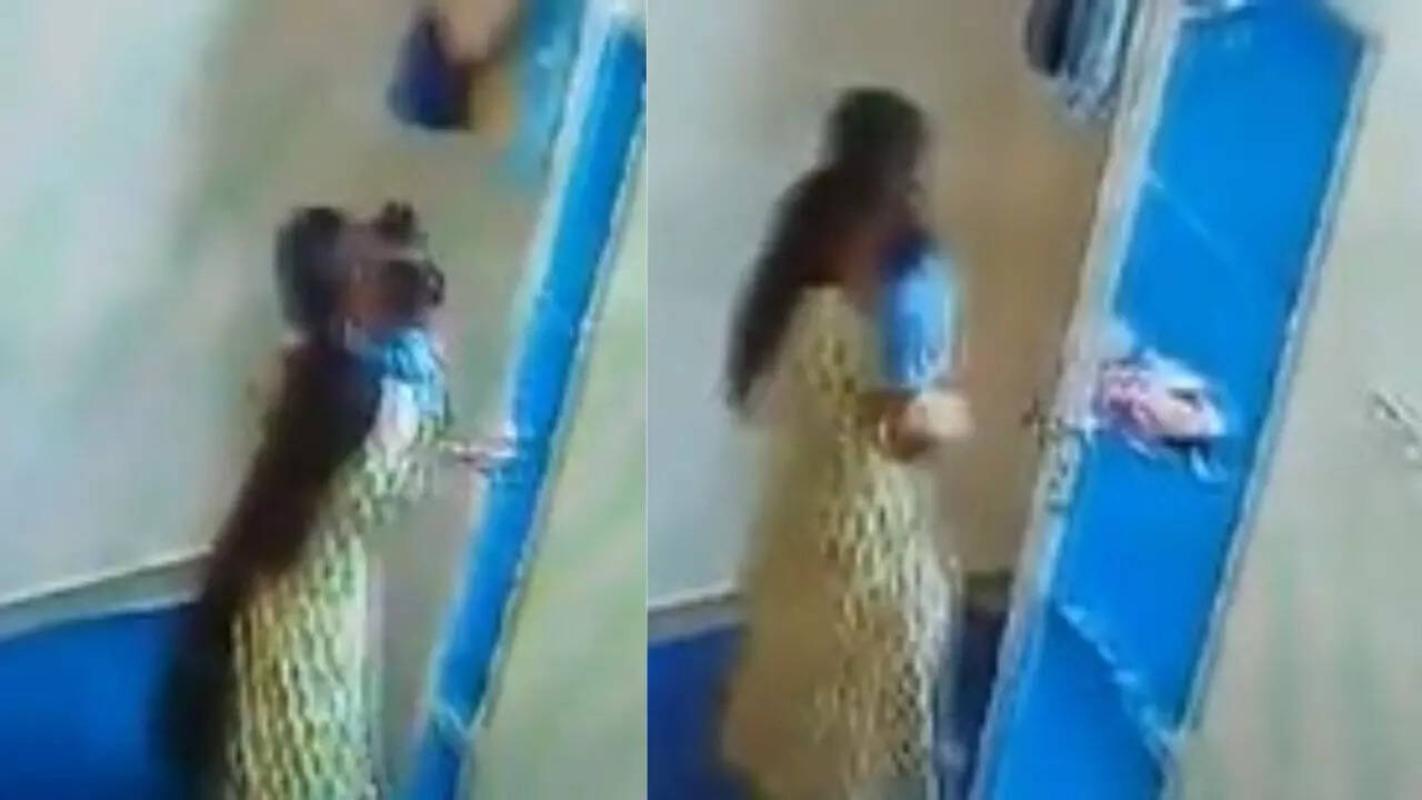 Noida daycare horror: Attendant slaps, punches, bites, throws toddler; owner watched