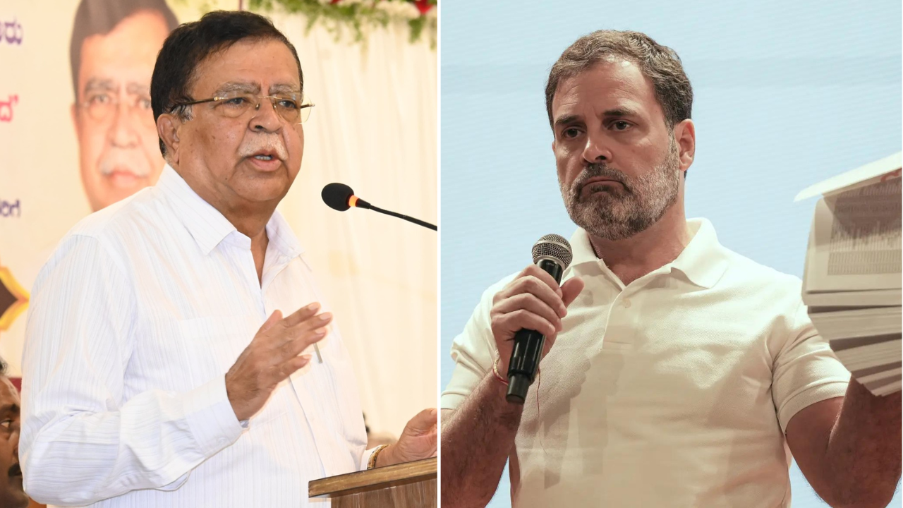 Jibe, ouster & quick U-turn: K’taka minister now backs Rahul’s ‘vote theft’ claim