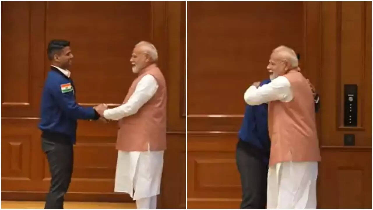 PM Modi meets Shubhanshu Shukla; astronaut shows Earth photos clicked from ISS