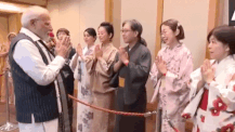Folk songs, Gayatri Mantra & more: PM Modi accorded grand welcome in Japan — Watch