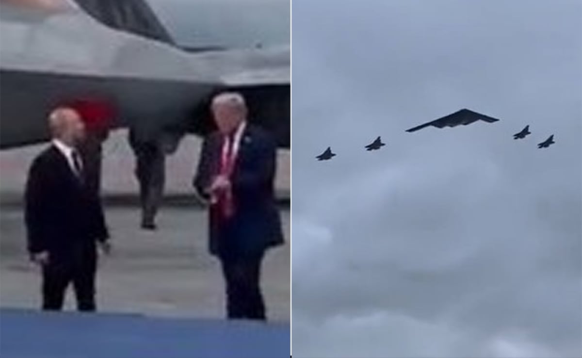 Video: B-2 Bomber Screeches Over Putin’s Head In Trump’s Show Of Might