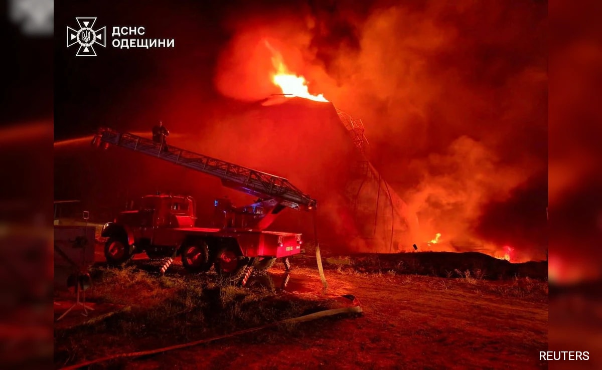 Russia Struck Gas Station In Odesa, Says Zelensky