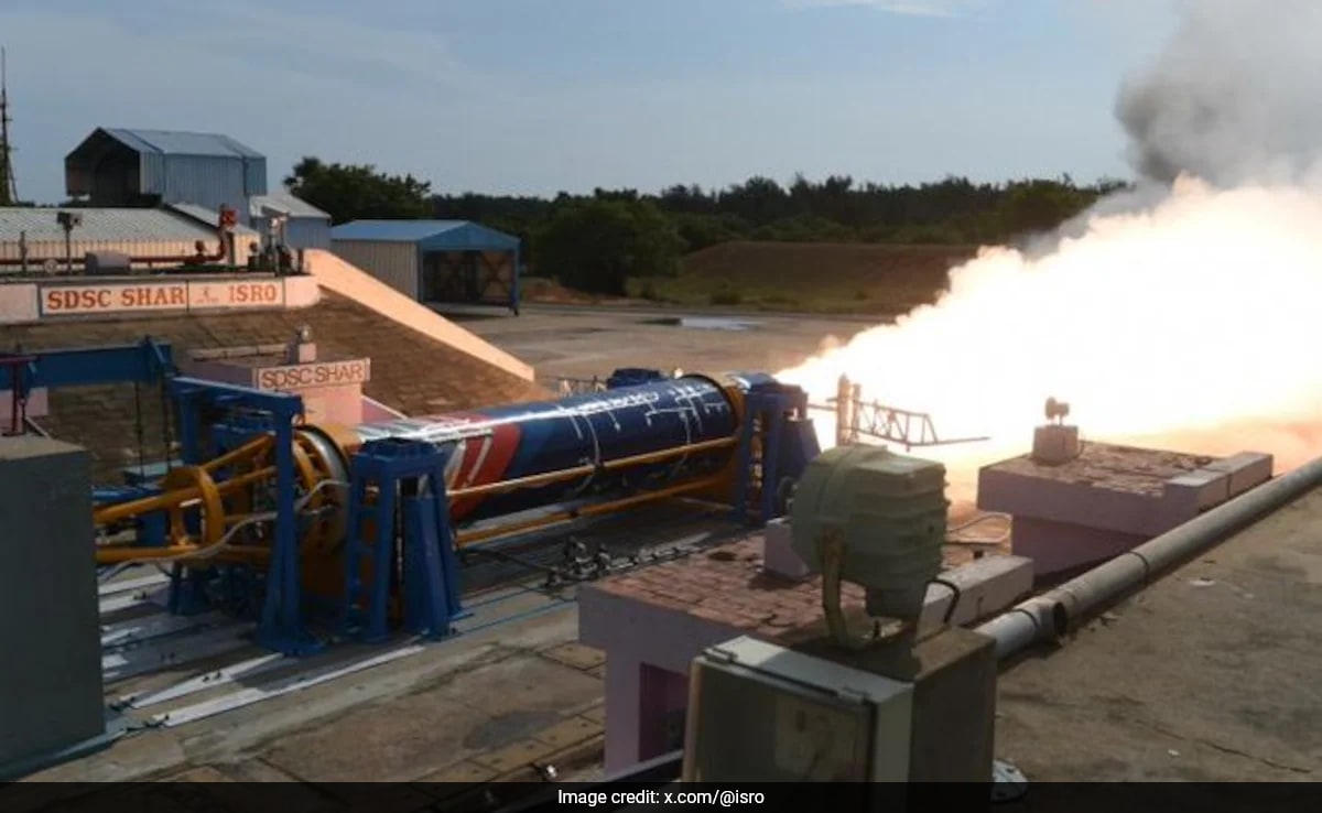 ISRO Announces Successful Static Test Of Skyroot’s KALAM 1200 Rocket Motor