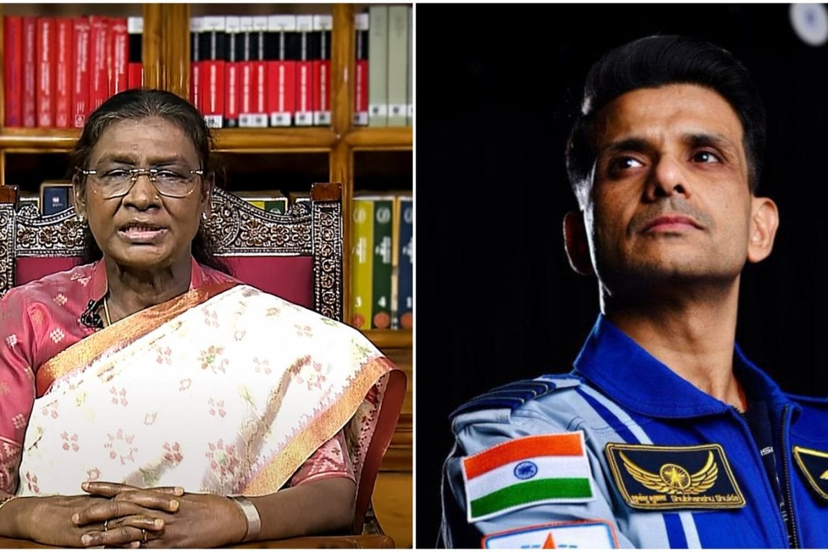 ‘Inspired To Dream Big’: President Praises Shubanshu Shukla In I-Day Eve Address