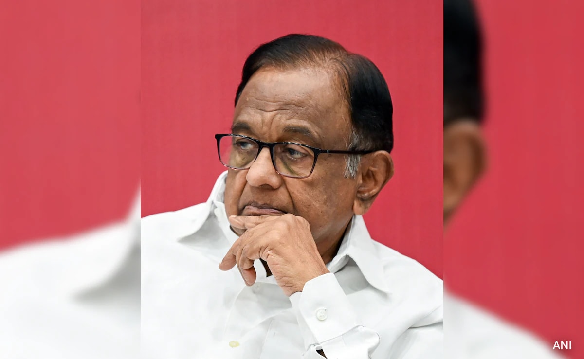 “Poll Body’s Job Is To Conduct Fair Elections, Not To Act Like Court”: P Chidambaram