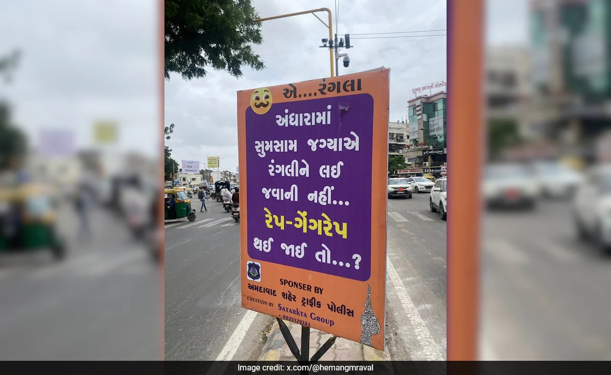 ‘Don’t Party Or You’ll Be Raped’ Posters By Traffic Police Spark Backlash In Gujarat