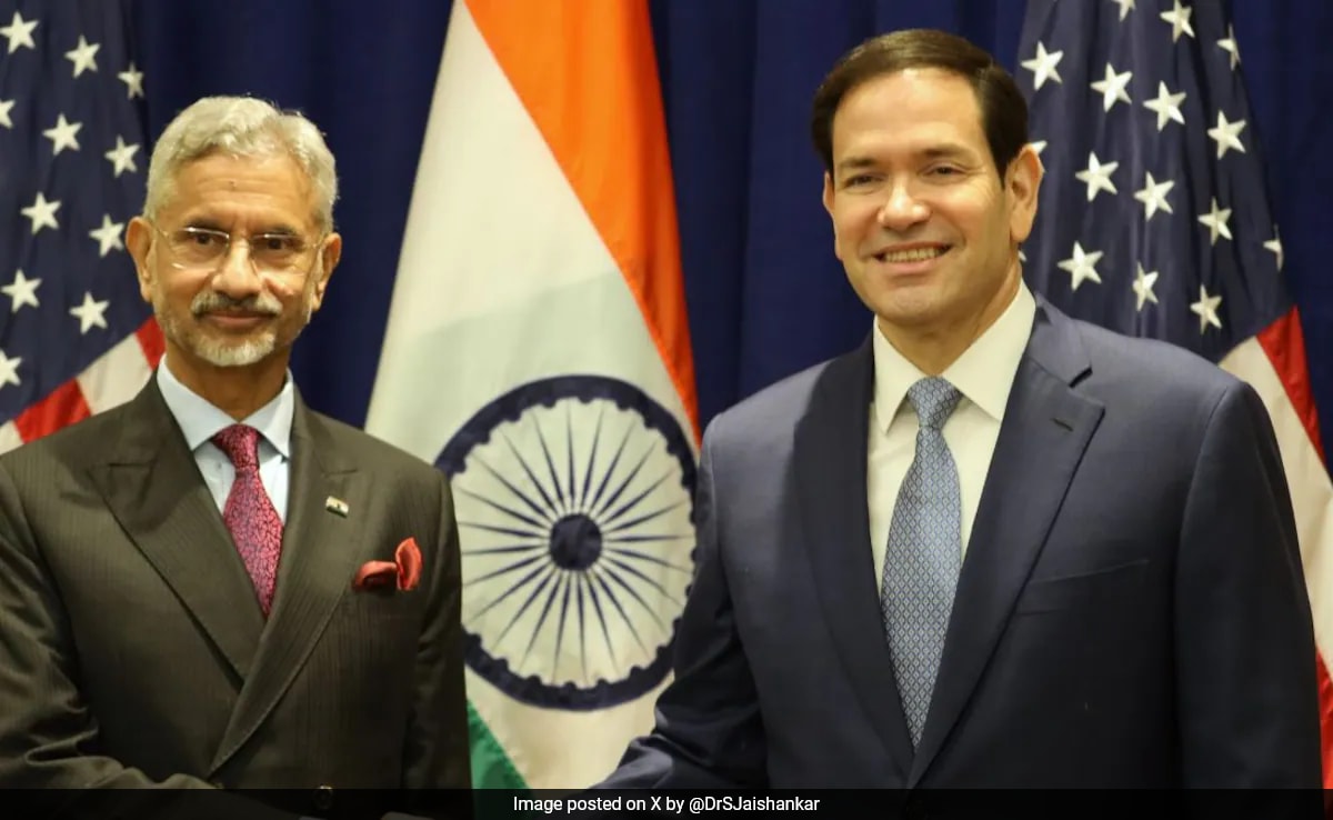S Jaishankar Meets Marco Rubio In New York Amid Tariff Row