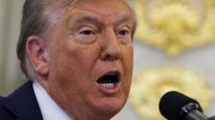 Trump addresses online health rumours in Oval Office