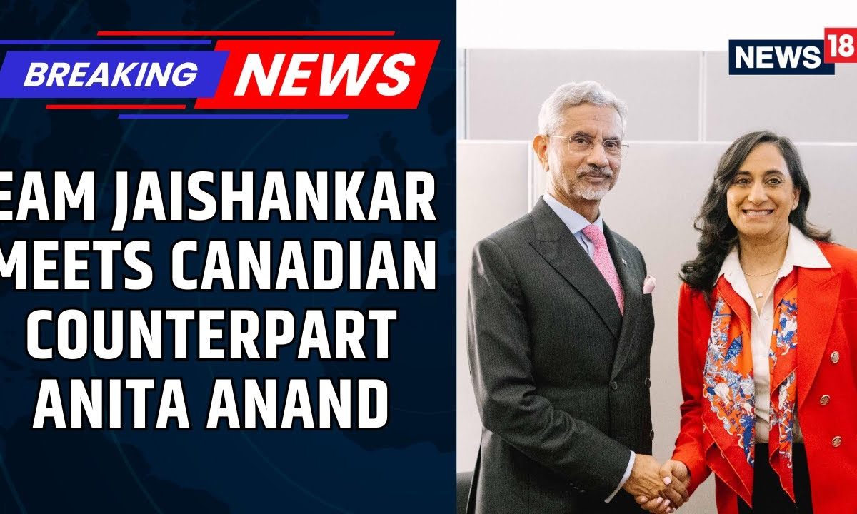 EAM S Jaishankar Meets Canadian Counterpart Anita Anand In New York | “Appointment Welcomed” |News18