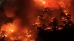 Huge fire rips through residential homes in Manila