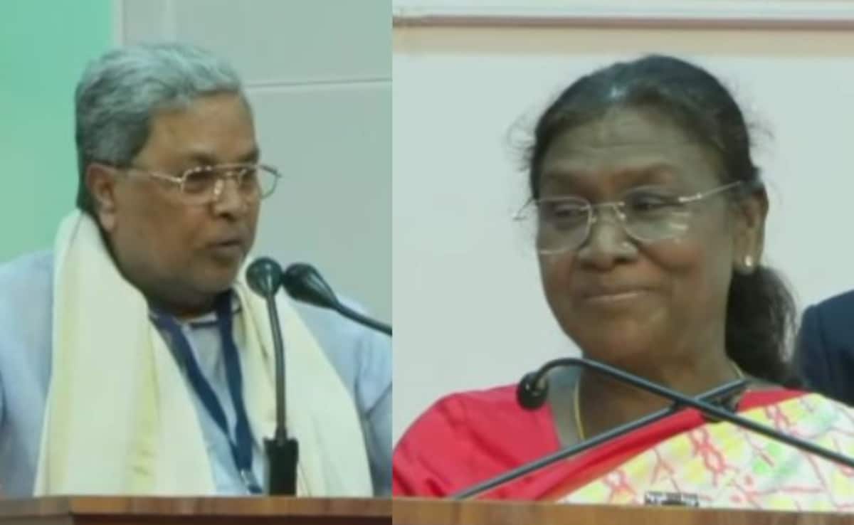 Siddaramaiah’s “Do You Know Kannada” Question To President Murmu, Her Reply