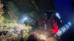 Artefacts recovered from Titanic’s sunk sister ship