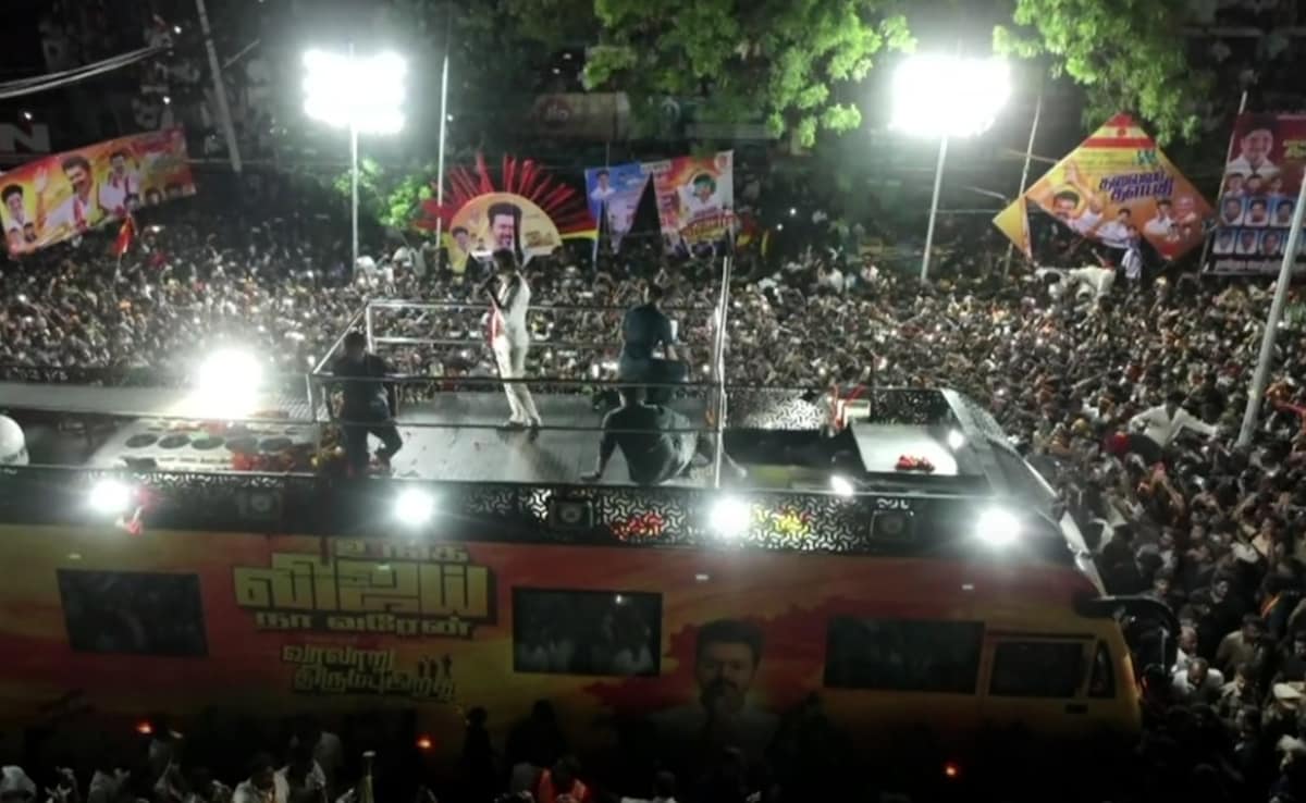 Children Among 10 Dead In Stampede-Like Situation At Vijay’s Rally: Official