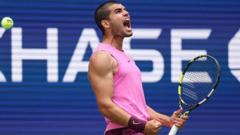 ‘I’m here to entertain’ – Alcaraz books semi-final spot