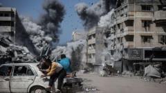 Israeli strikes kill dozens in Gaza including civilians seeking aid, health workers say