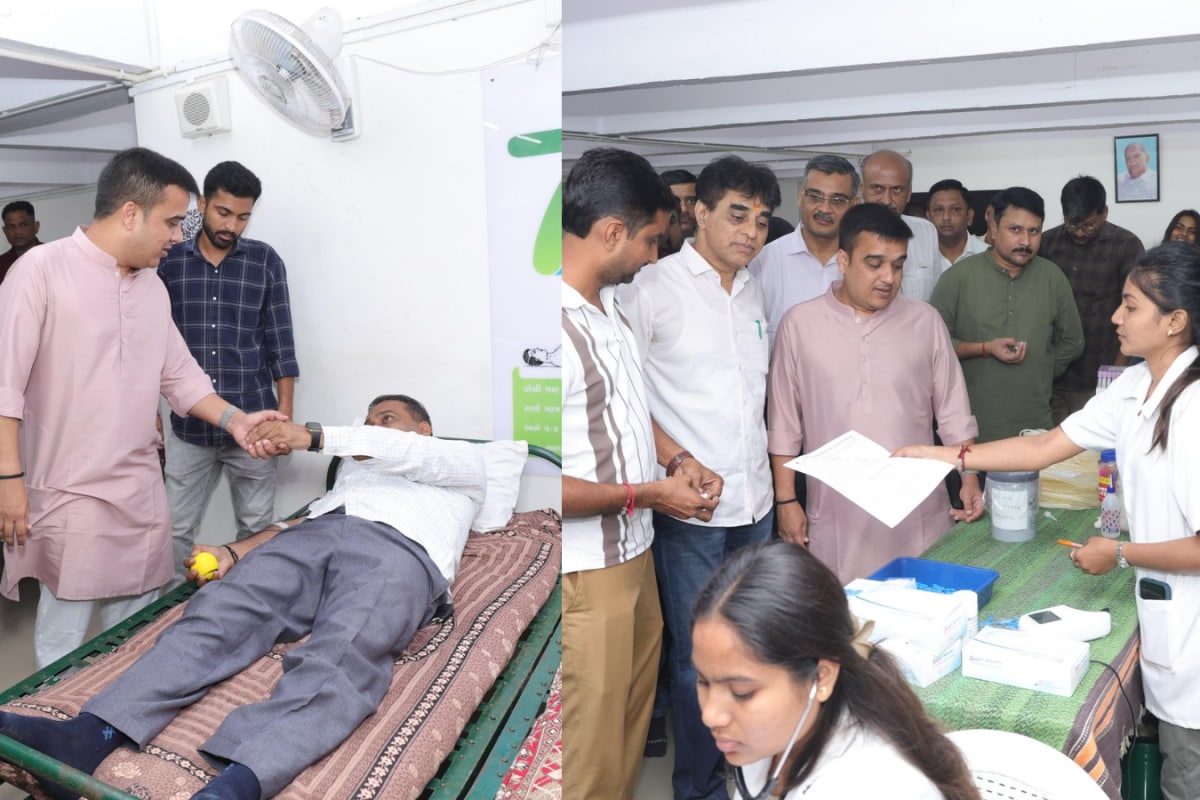 Gujarat Govt Employees Set Record, Collect Over 56,000 Units Of Blood Ahead Of PM Modi’s Birthday