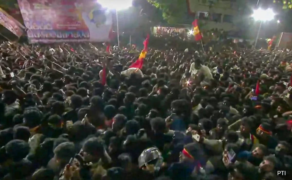 The Stampede Aftermath: Shoes, Garbage Scattered At Actor Vijay’s Rally