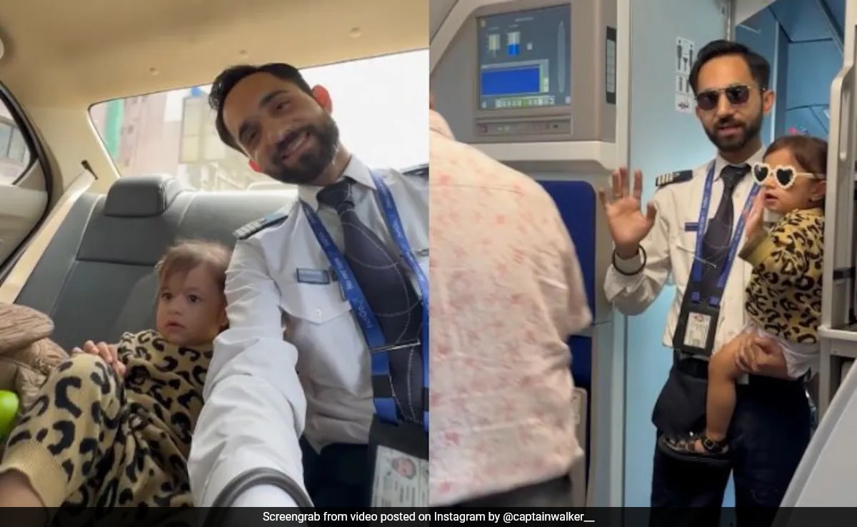 “Princess Passenger”: IndiGo Pilot Introduces Daughter Onboard, Fliers React