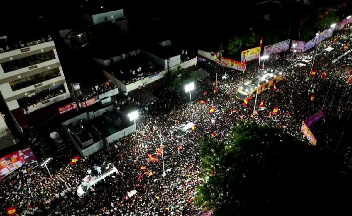 Stampede At Actor-Politician Vijay’s Rally Described In Haunting Visuals