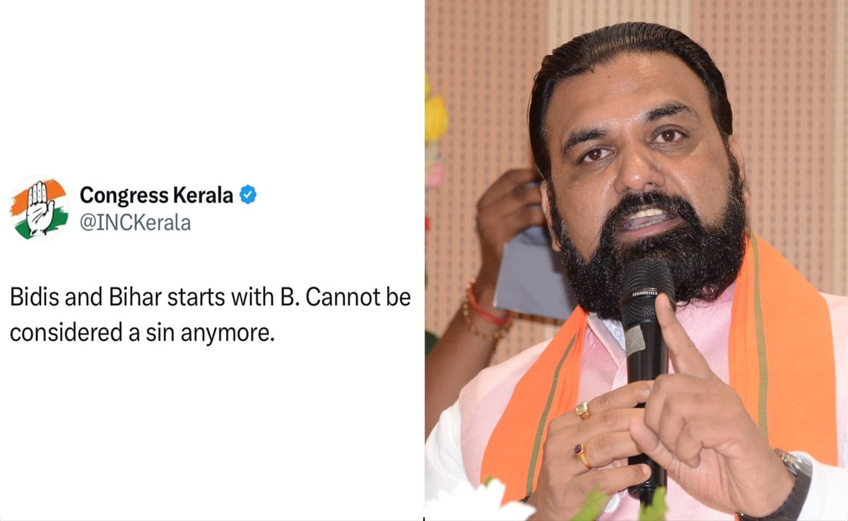 Congress’ Post On Bihar, Bidis Sparks Row, BJP Calls It “Insult To Entire State”