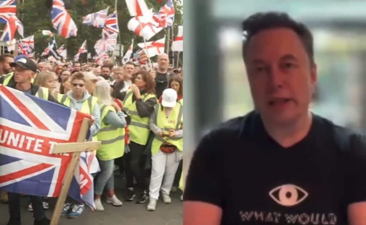Elon Musk’s “Fight Back Or Die” Video Message At London Far-Right Rally