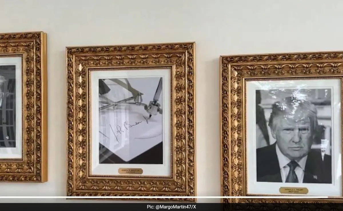 Trump Snubs Biden With Autopen Photo On New Presidential Walk Of Fame