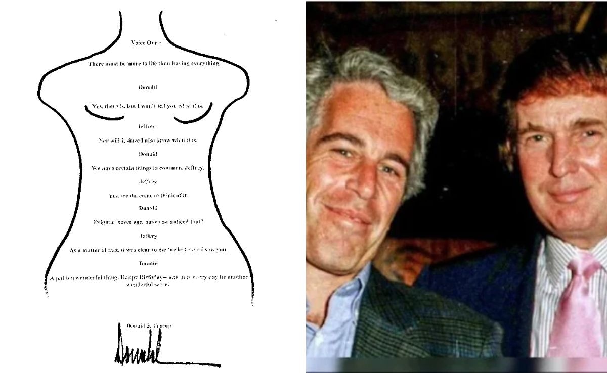 “What Is Trump Hiding?” Democrats Question Signed Birthday Note To Epstein