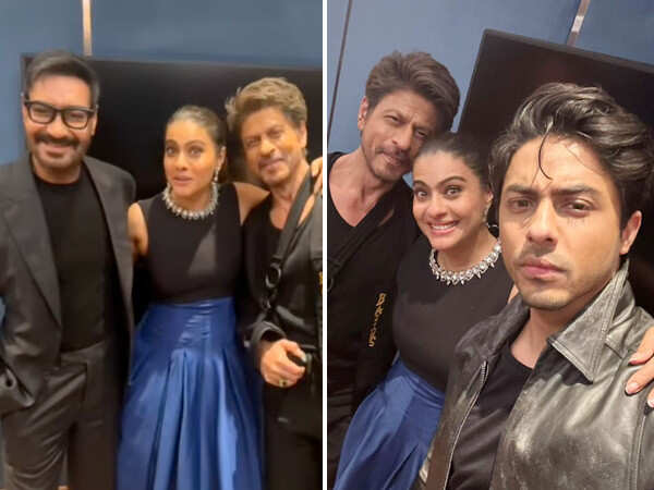 Shah Rukh Khan and Kajol Reunite at The Premiere of The Ba***ds of Bollywood