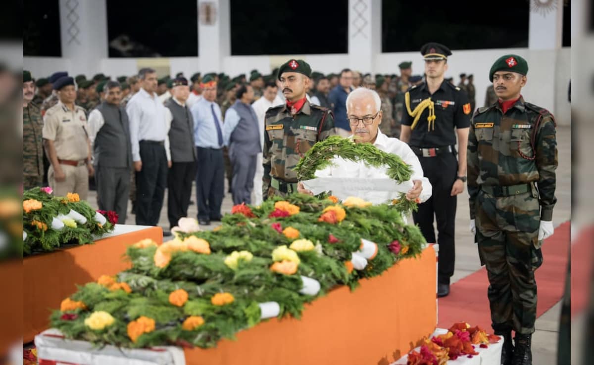 Wreath-Laying Ceremony Held For Two Soldiers Killed In Manipur Ambush
