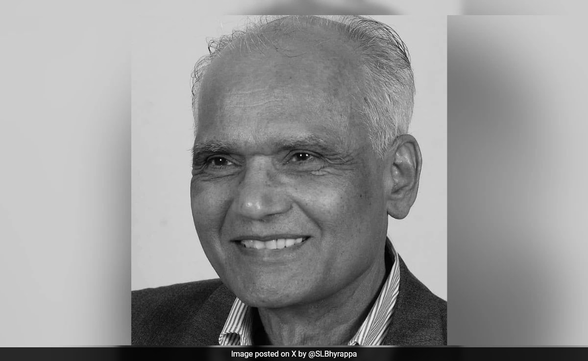 Renowned Kannada Novelist SL Bhyrappa Dies At 94