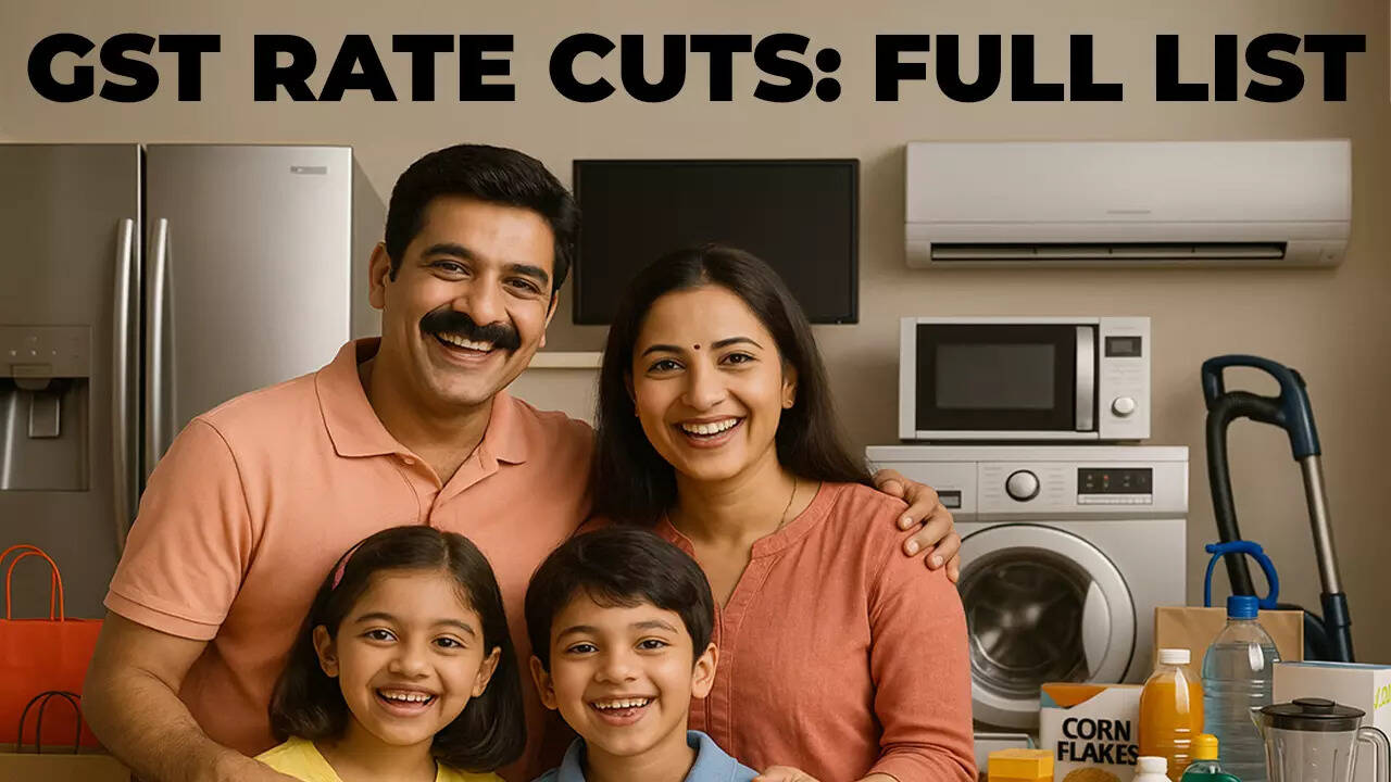 GST 2.0: Full comprehensive list of items with revised rates