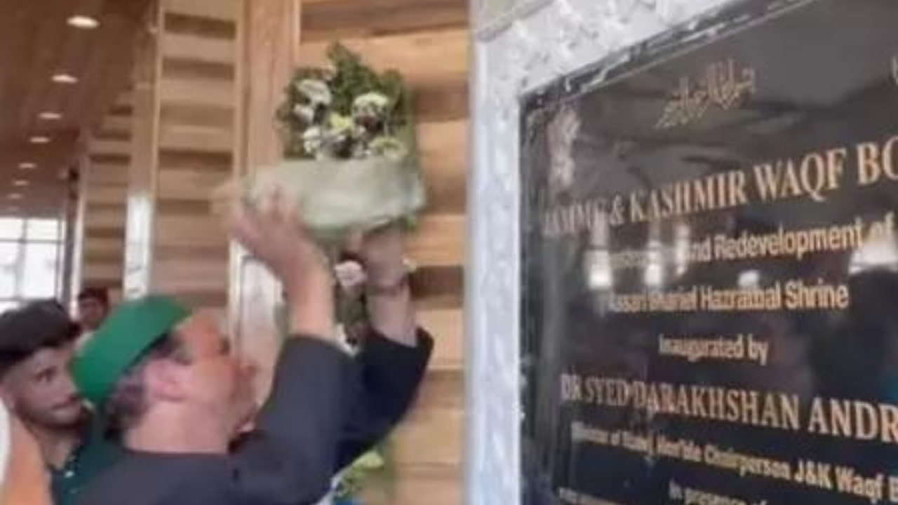 Hazratbal plaque row: BJP vows action, J&K CM questions national emblem at shrine