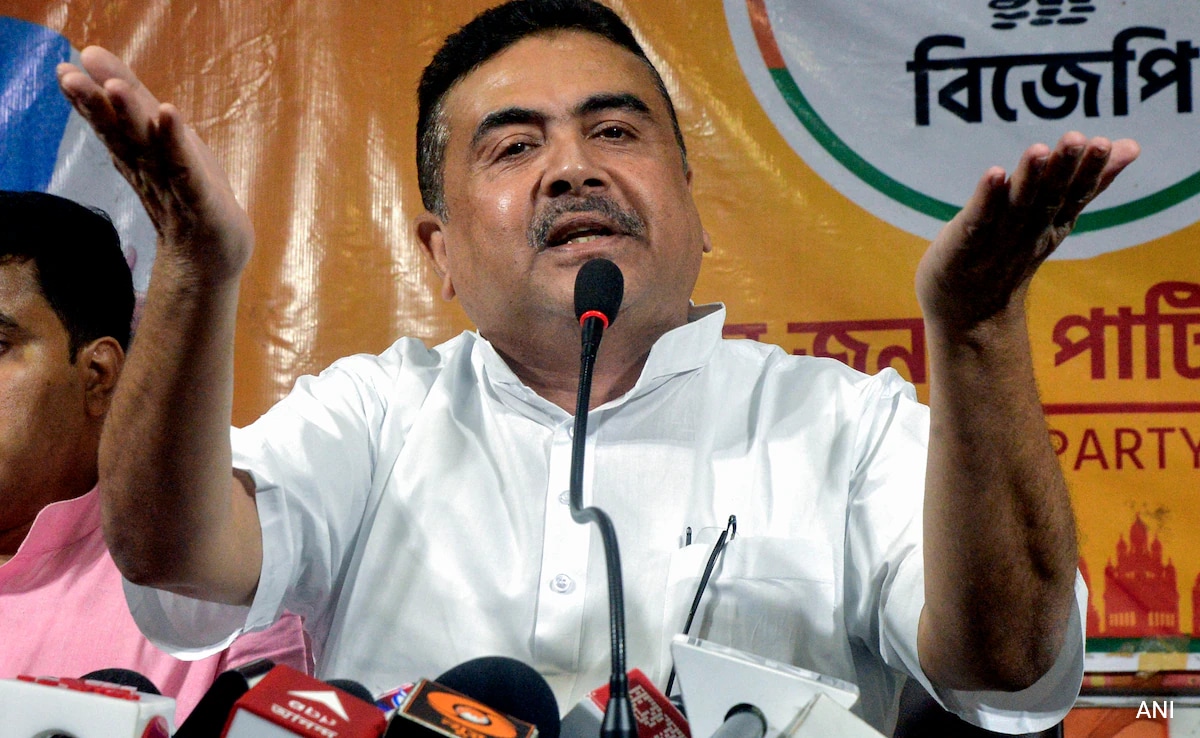 BJP’s Suvendu Adhikari Suspended For “Disrupting” Bengal Assembly Session