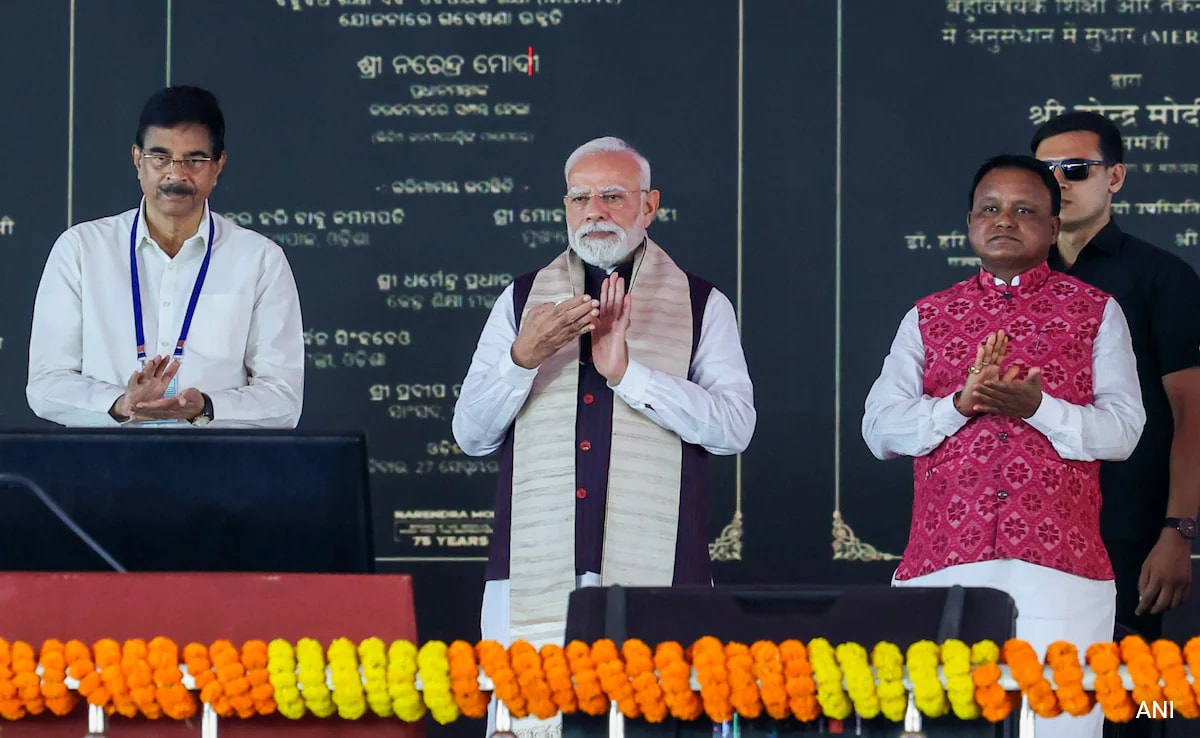 PM Modi Unveils Developmental Projects Worth Over Rs 50,000 Crore In Odisha