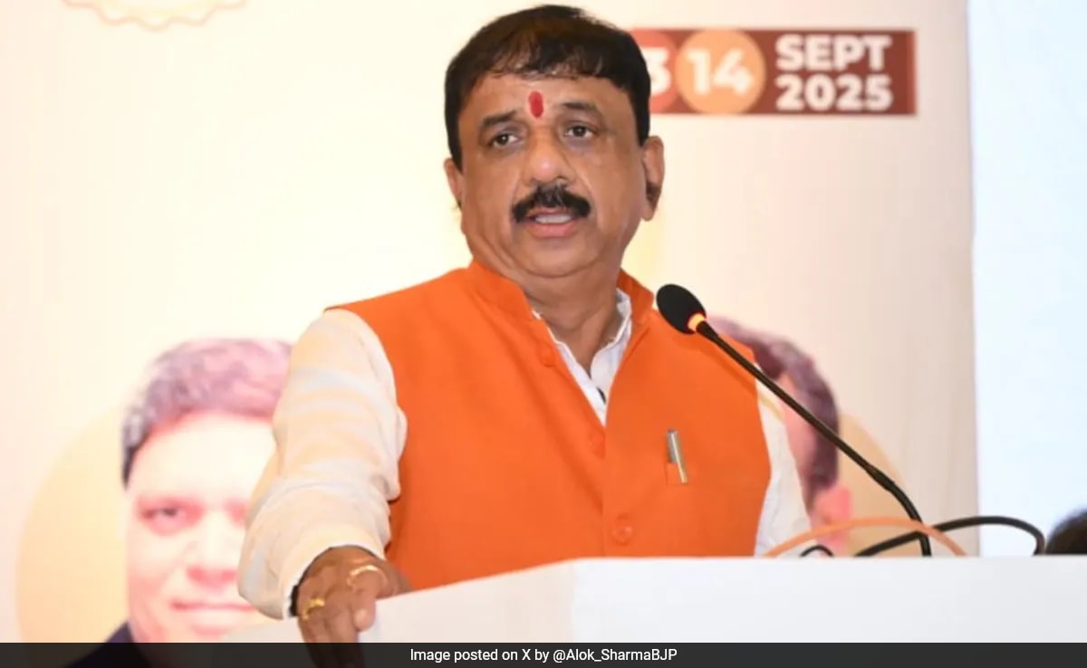 Row Over Bhopal BJP MP Alok Sharma’s Warning For “Love Jihad At Garba Events”