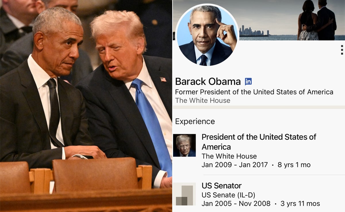 Obama’s LinkedIn Shows Trump’s Photo. Here’s Why