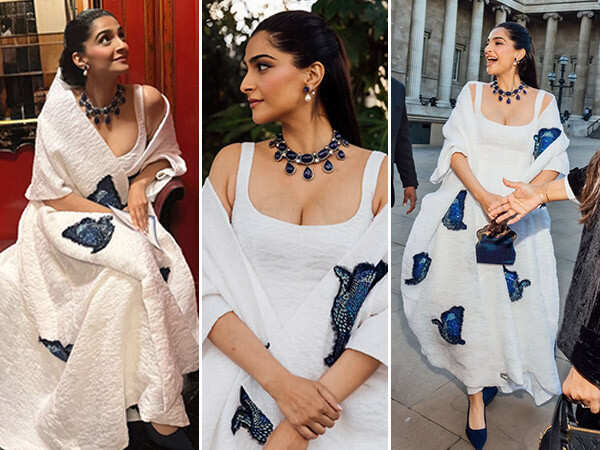 Photos: Sonam Kapoor Ahuja looks ethereal in an elegant white ensemble