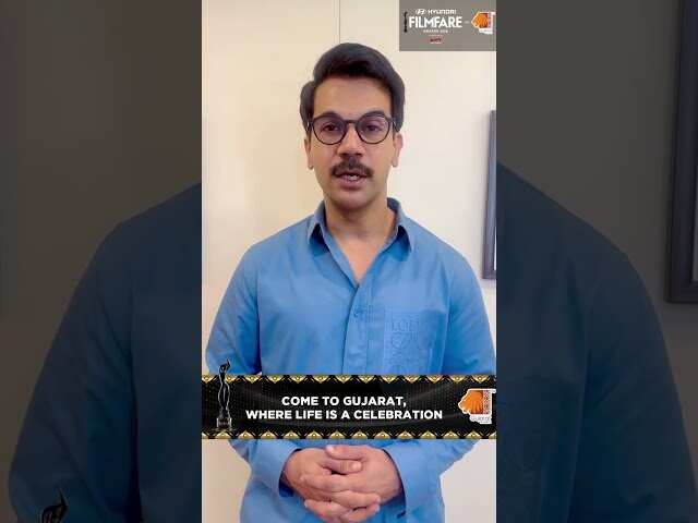 RajkummarRao is ready for the star-studded FilmfareAwards.