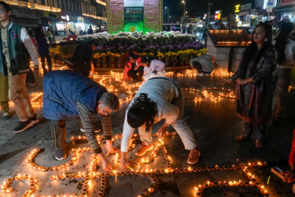 Dazzling Lights, Fireworks: How Festive Spirit Gripped India On Diwali | See Pics