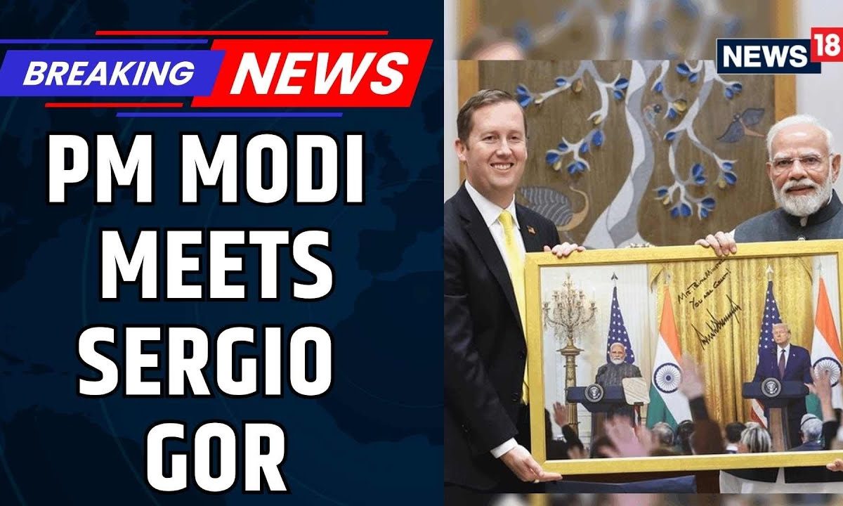 Trump Considers You A Great Friend, US Envoy Designate Sergio Gor Meets PM Narendra Modi | News18