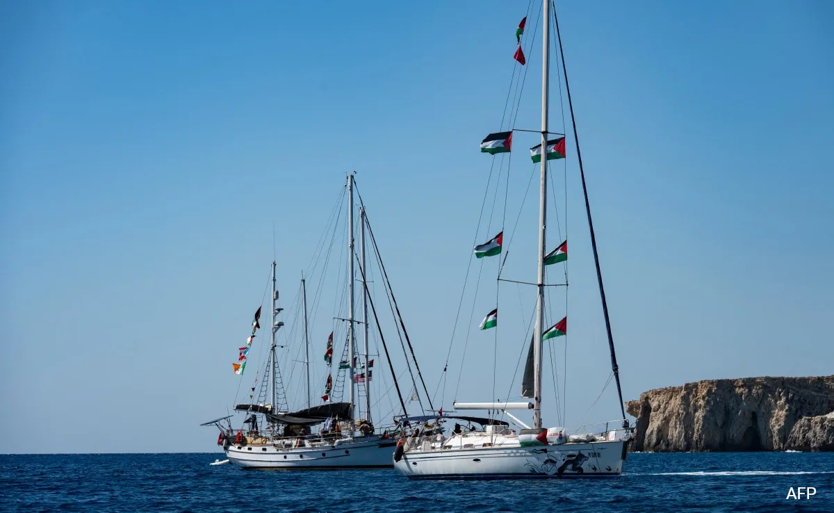 Gaza Aid Flotilla Says Israeli Warships “Intercepted” Boats