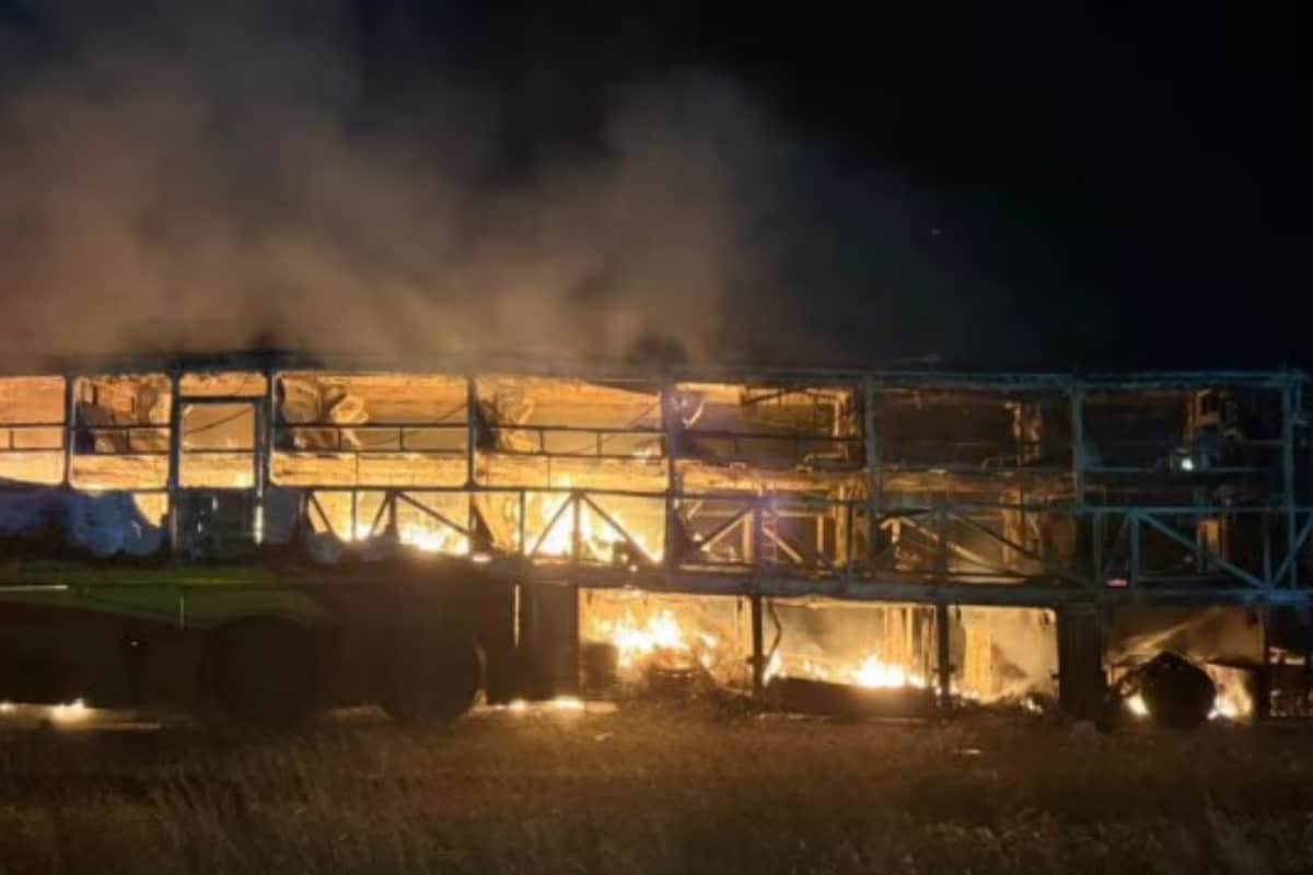 Kurnool Bus Tragedy: CCTV Footage Shows Two Bikers Purchasing Alcohol Before Accident