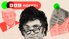 How Milei’s ‘Thatcherite’ economics divided his nation – but won over Trump