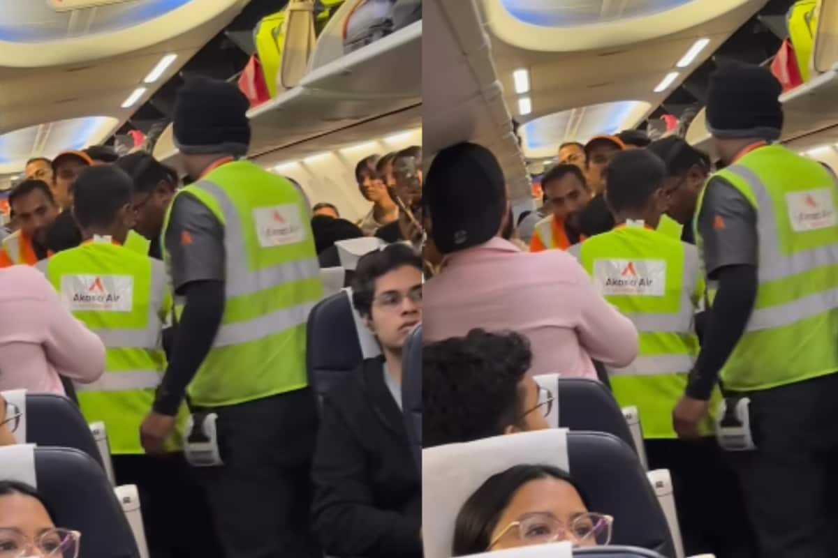 ‘Yeh Kya Zabardasti Hai…’: Drunk Passenger Sparks Mayhem On Akasa Flight, Refuses To Exit Aircraft | Video