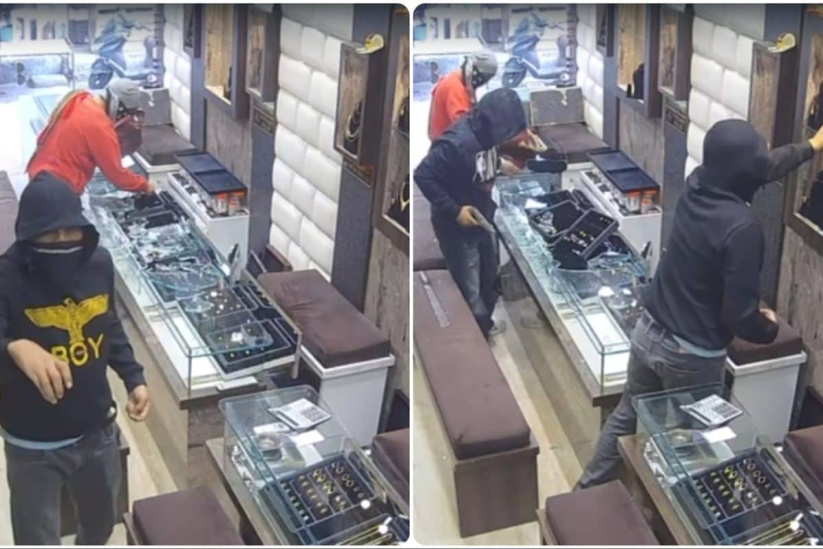 Gunmen Storm Jewellery Store In Punjab’s Jalandhar, Escape With Ornaments, Cash | Video