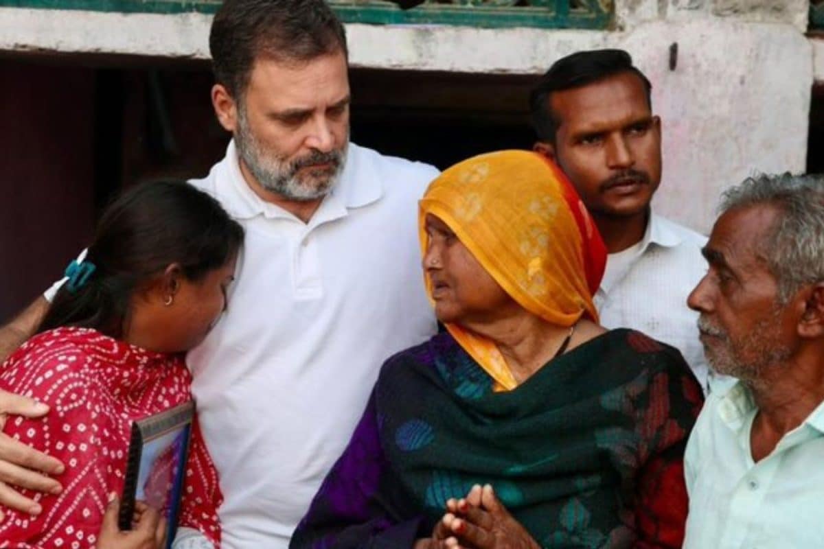 ‘Humiliated’: BJP Vs Congress Over Rahul Gandhi’s Visit To Lynched UP Dalit’s House