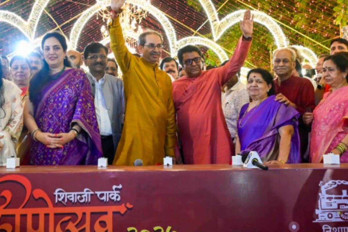 Complaint Filed Over Bursting Firecrackers At Raj-Uddhav Thackeray Diwali Event At Shivaji Park