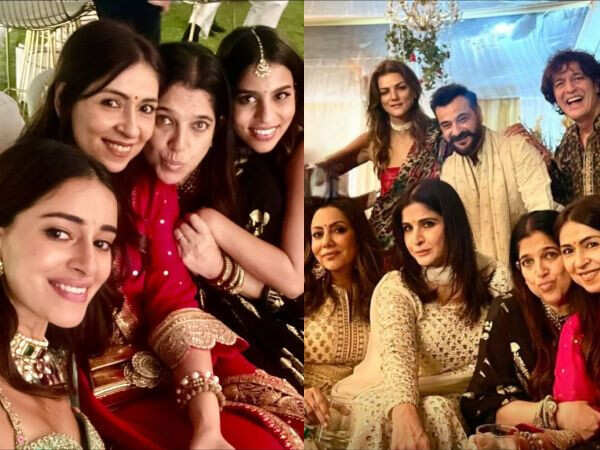 Ananya Panday Poses With Gauri Khan Suhana Khan Navya Nanda and Others in These Unseen Diwali Photos