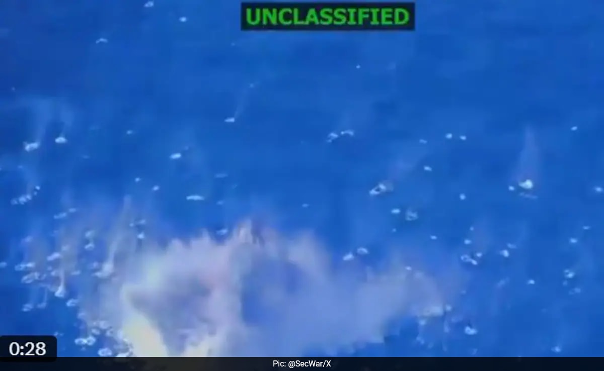 Watch: US Kills 4 In Latest Attack On Alleged Drug Boat Near Venezuela